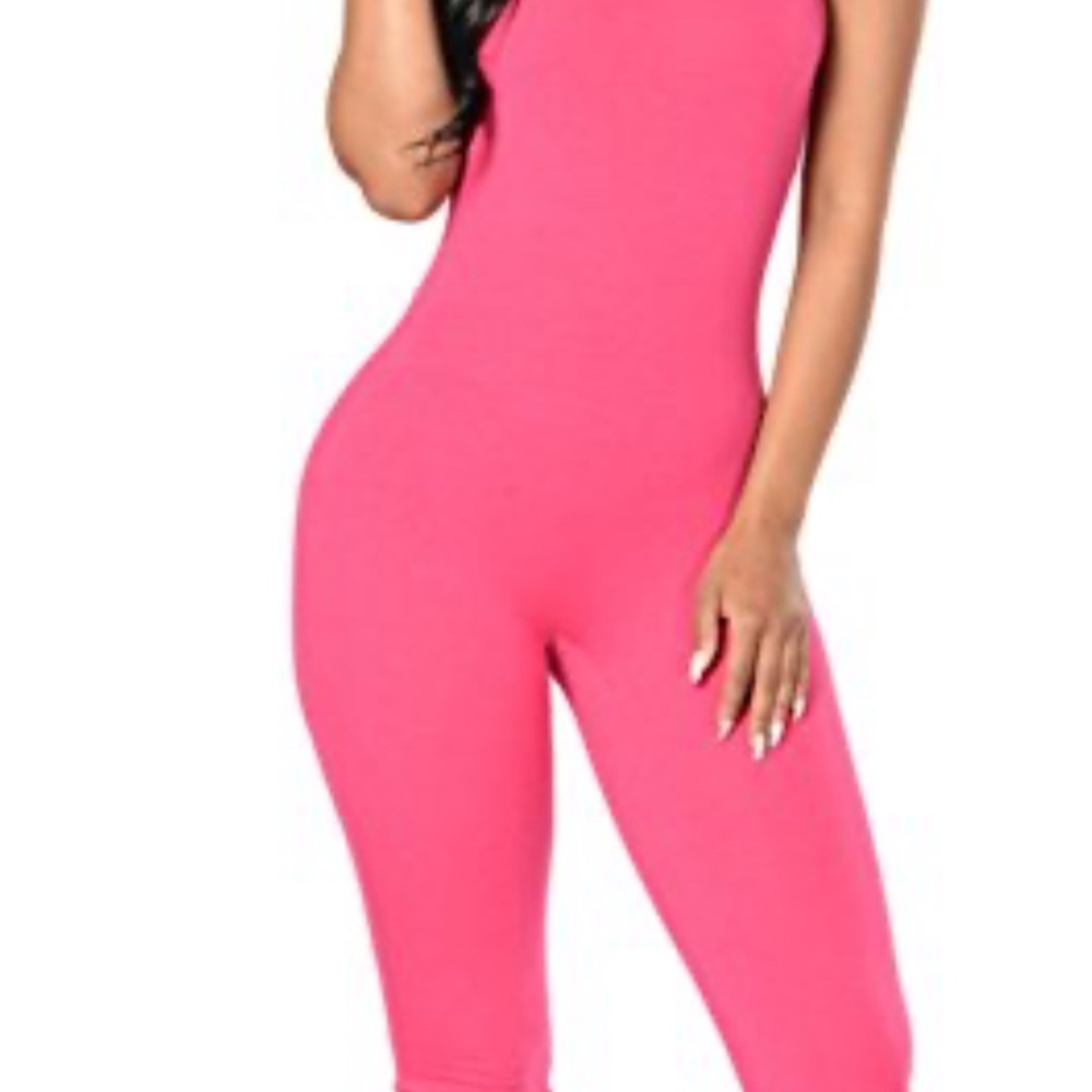 Amazon Women's Vibrant Pink Jumpsuit
